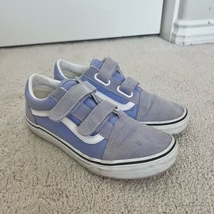 Vans Juniors Purple Old Skool Velcro Size 6